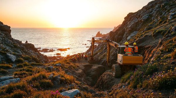 Améliorer les infrastructures grâce au ehfouissement de câble en Bretagne