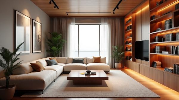 SketchUp pour la décoration d'intérieur : bibliothèques et rendus